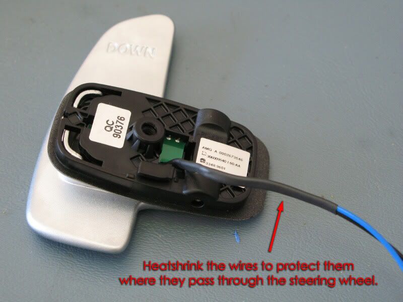 Paddle Shifter Install Paddles and Steering Wheel Connections